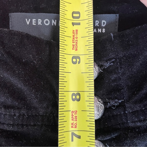 Veronica Beard Velvet Debbie Skinny High Rise Jeans SZ 00 - Picture 12 of 13